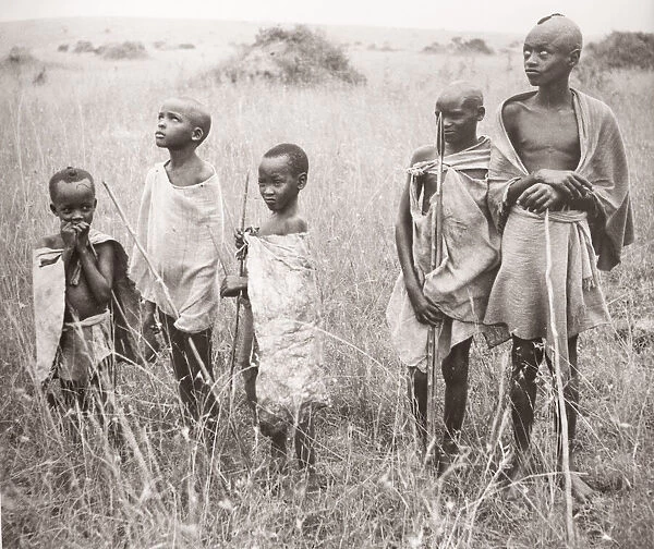 1940s East Africa - Uganda - children