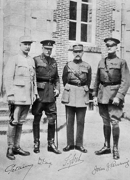 Allied Commanders in Chief, France, 1918