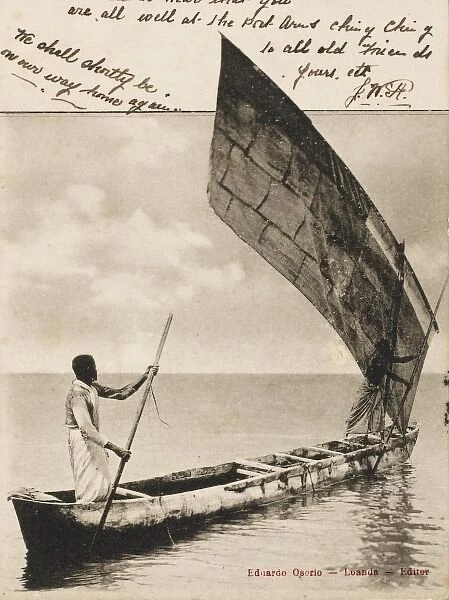 Angola - Luanda - traditional boat