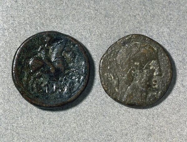 Assarius. Reverse and adverse. Ibero-roman. Bronze. Mint of