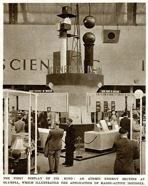 Atomic energy stand at British Industries Fair 1949