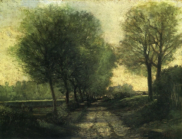 Avenue near a Small Town Date: 1865