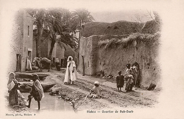 Bab-Darb Quarter of Biskra Old Town, Algeria