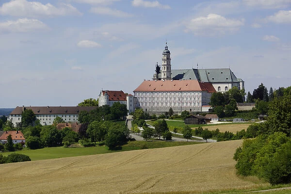 Baden Wurttemberg, Neresheim: Monastery and Abbey Church