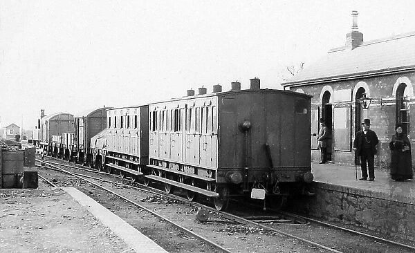 Ballyclare Railway Station early 1900s