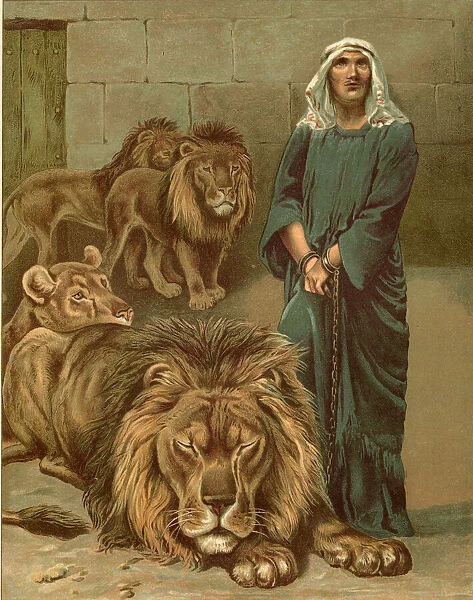 Biblical Tales by John Lawson, Daniel in the Lions Den