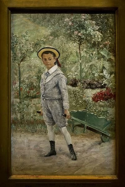 Boy with a Wheelbarrow, 1880, by Ernst Josephson