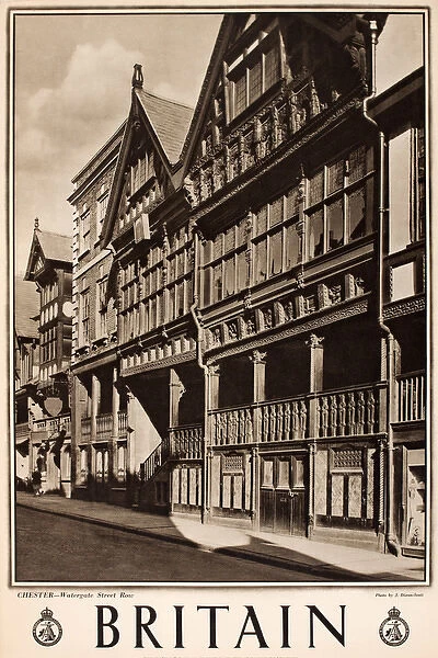 Britain poster, Watergate Street Row, Chester