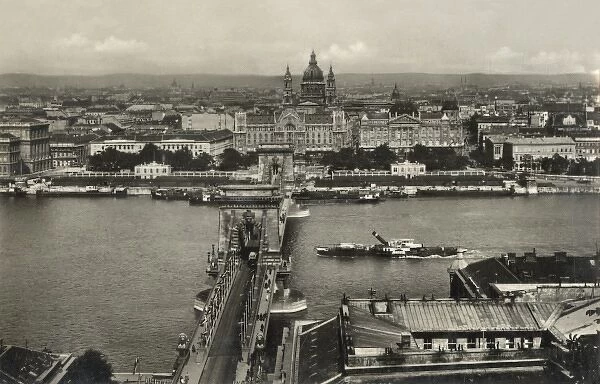 Budapest, Hungary - View across Danube