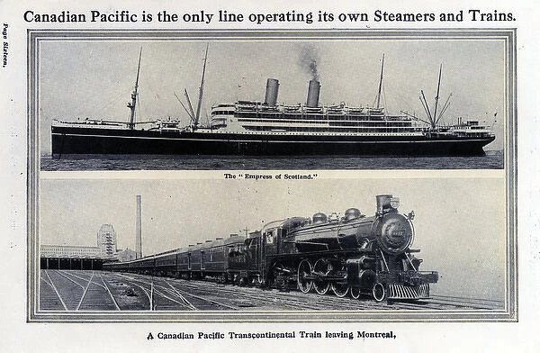 Canadian Pacific Steamers and Trains