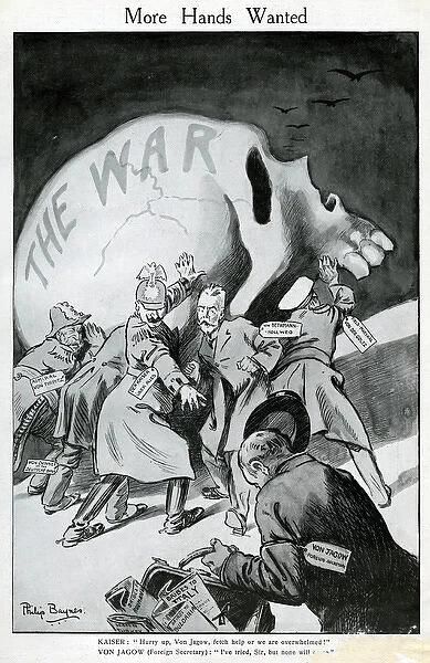Cartoon, More Hands Wanted, WW1