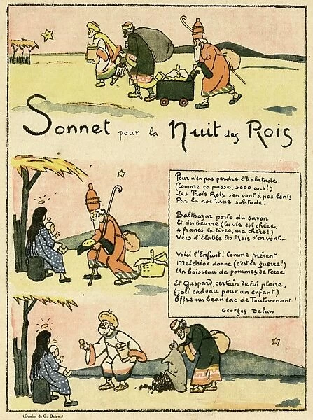 Cartoon, Sonnet for Twelfth Night, WW1