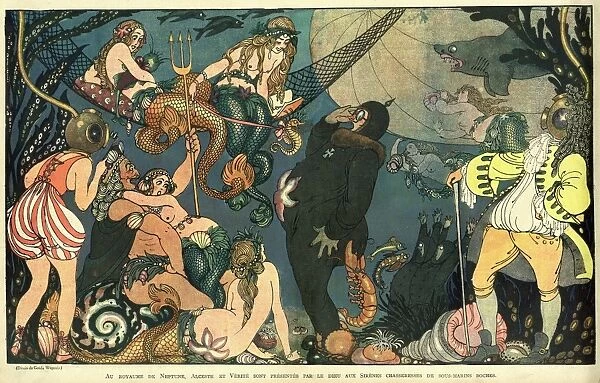 Cartoon, Underwater mythology, WW1
