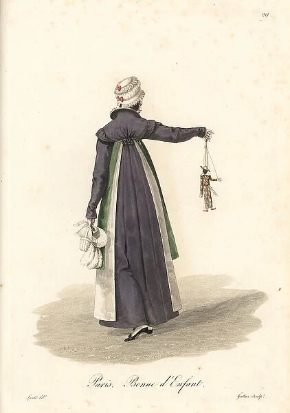 Childs maid, Paris, early 19th century