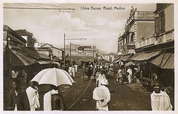China Bazaar Road, Madras, Tamil Nadu, India