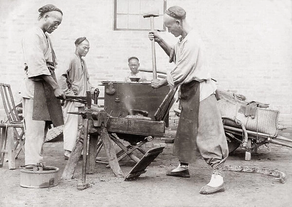 Chinese blacksmiths, c. 1900