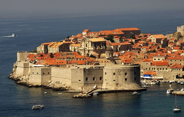 CROATIA. DUBROVNIK. The ancient walled city