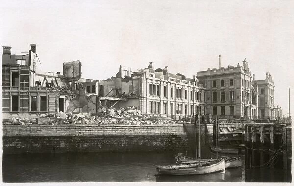 Damage to the Waterfront Buildings, Thessaloniki, Greece