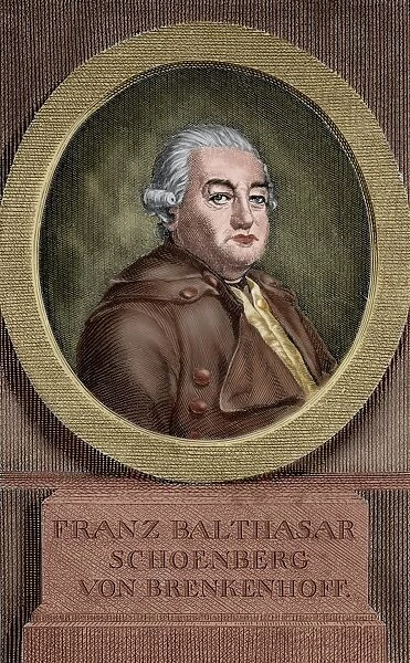 Franz Balthasar Schonberg von Brenkenhoff (1723-1780). Engra