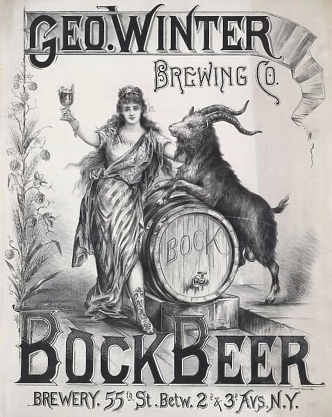 Geo. Winter Brewing Co. bock beer. Brewery 55th St. betw. 2d