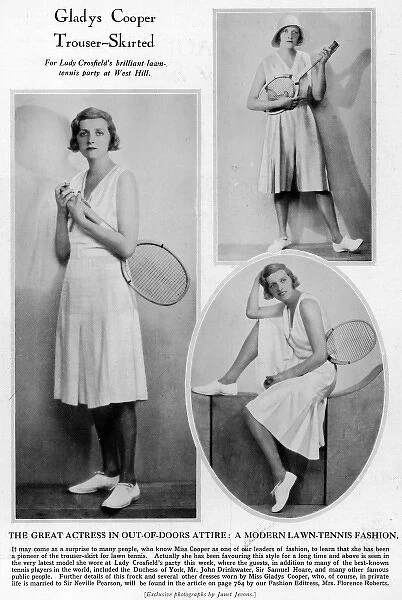Gladys Cooper trouser skirted