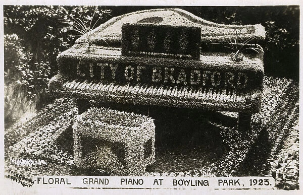 Grand Floral Piano - Bowling Park, Bradford, Yorkshire