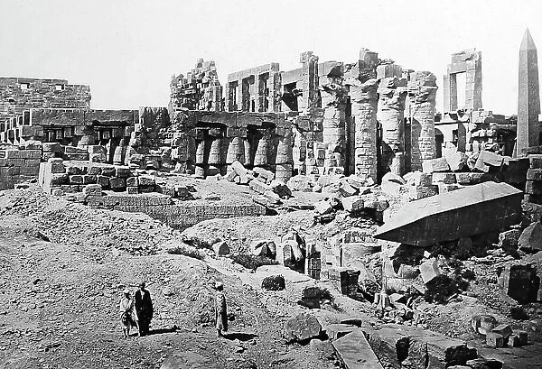 Great Temple, Thebes, Egypt, Victorian period