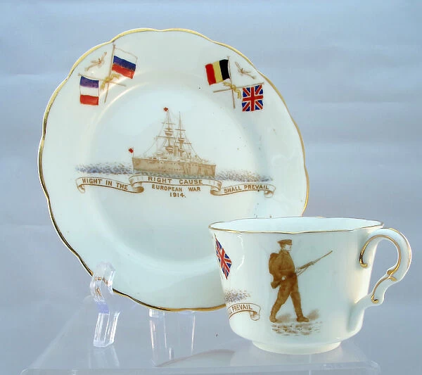 Grosvenor China cup and saucer - WWI era