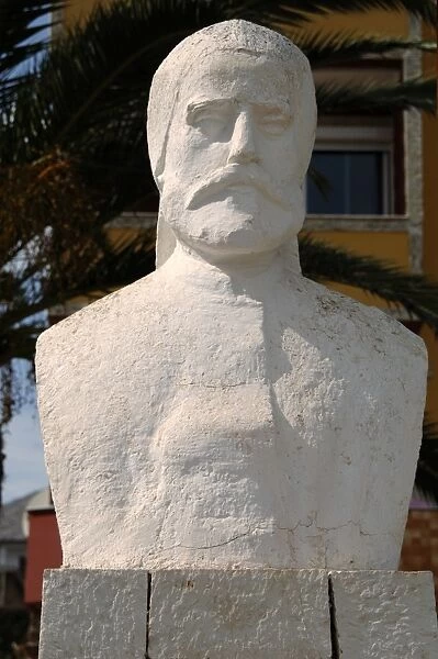 Hasan Hoxha Tasini (1812-1881). Bust. Saranda. Republic of A