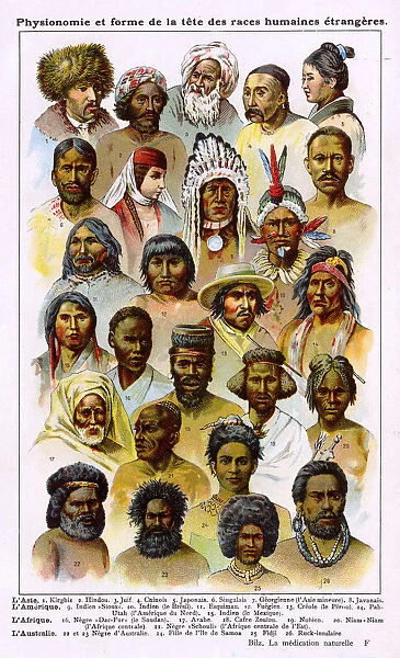 Heads of different indigenous peoples from around the world