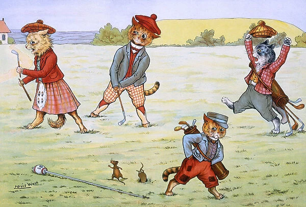 Holed Out by Louis Wain