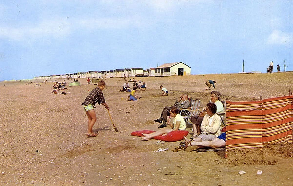 Holiday Beach Scene - Heacham, Norfolk