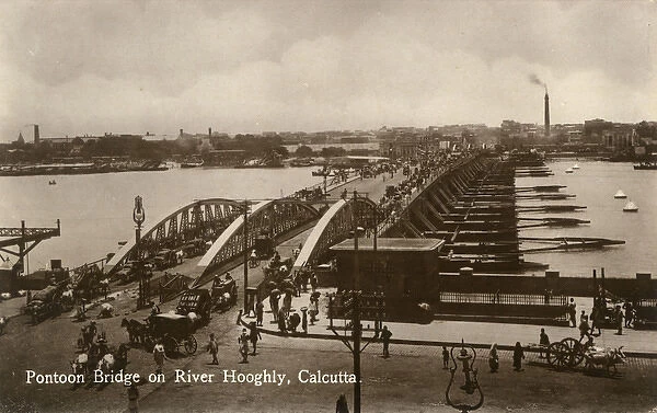 Howrah Bridge, River Hooghly, Calcutta, India