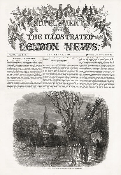 Illustrated London News Christmas supplement 1848