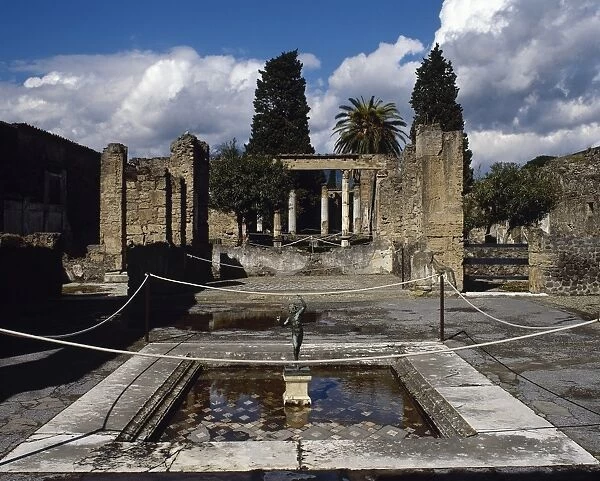 Italy. Pompeii. The House of the Faun. 2nd century BC