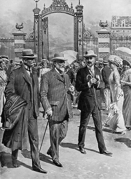 King Edward VII - last visit to Biarritz