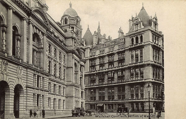 London - Whitehall Court with a portion of the War Office