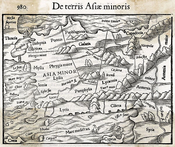 MAP  /  ASIA MINOR 1553