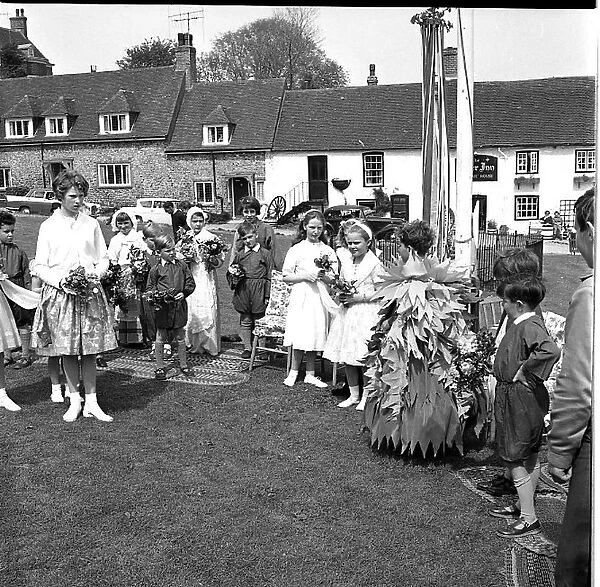 Mayday celebrations, East Dean, East Sussex