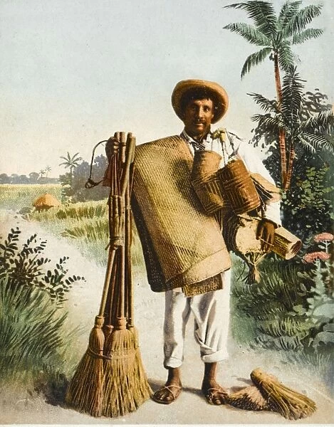 Mexican itinerant brush salesman