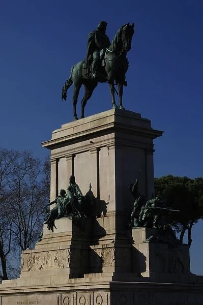 Monument of Giuseppe Garibaldi. Rome. Italy