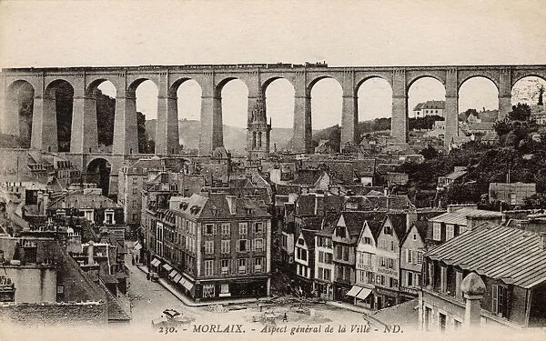 Morlaix, Finistere, Brittany, France - Railway Viaduct