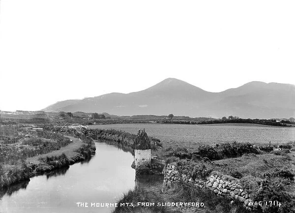 The Mourne Mts. from Slidderyford