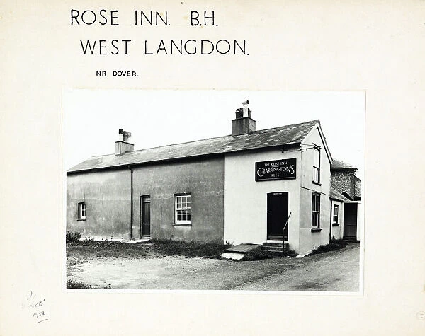 Photograph of Rose Inn, West Langdon, Kent