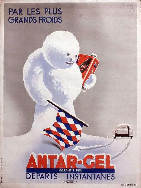 Poster, Antar-Gel antifreeze