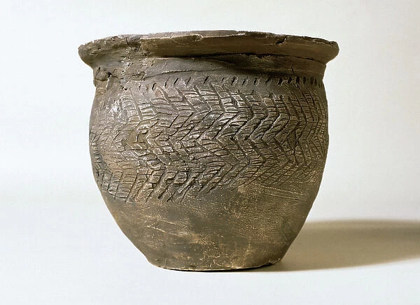 Prehistory. Iron Age. Pot. Terracota. 7th-6th c. BC. From Tu