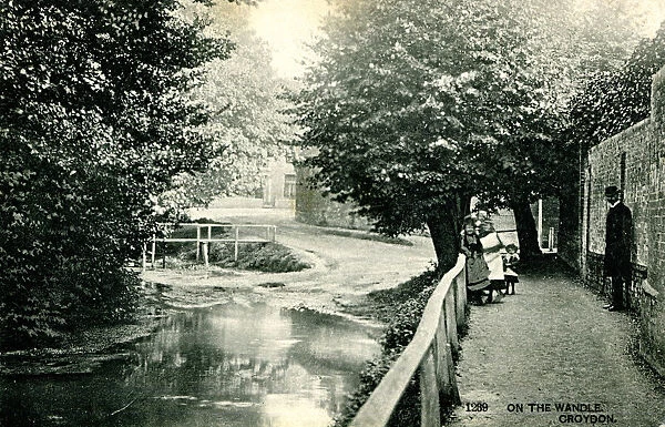 The River Wandle, Croydon, Surrey