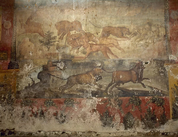 Roman art. Italy. Pompeii. House of Lucio Ceio Secondo. Fres