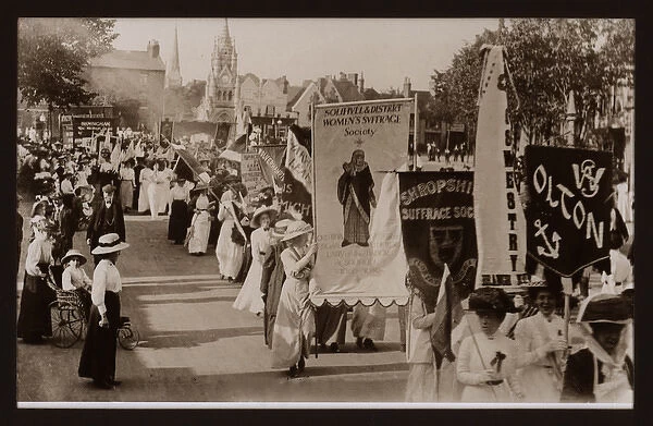 Suffrage March Stratford on Avon 1911