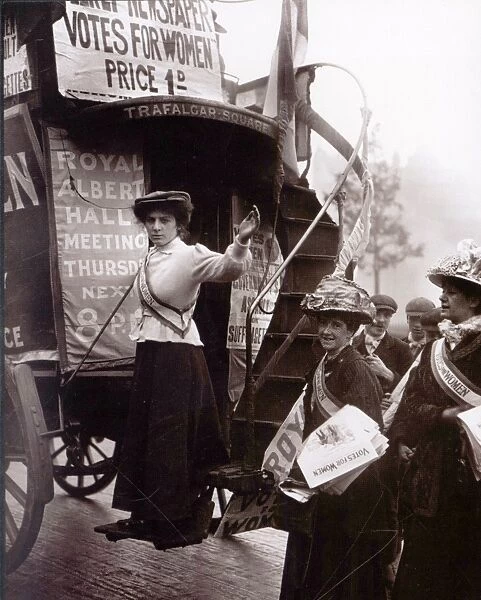 Suffragette Barbara Ayrton Campaign Bus